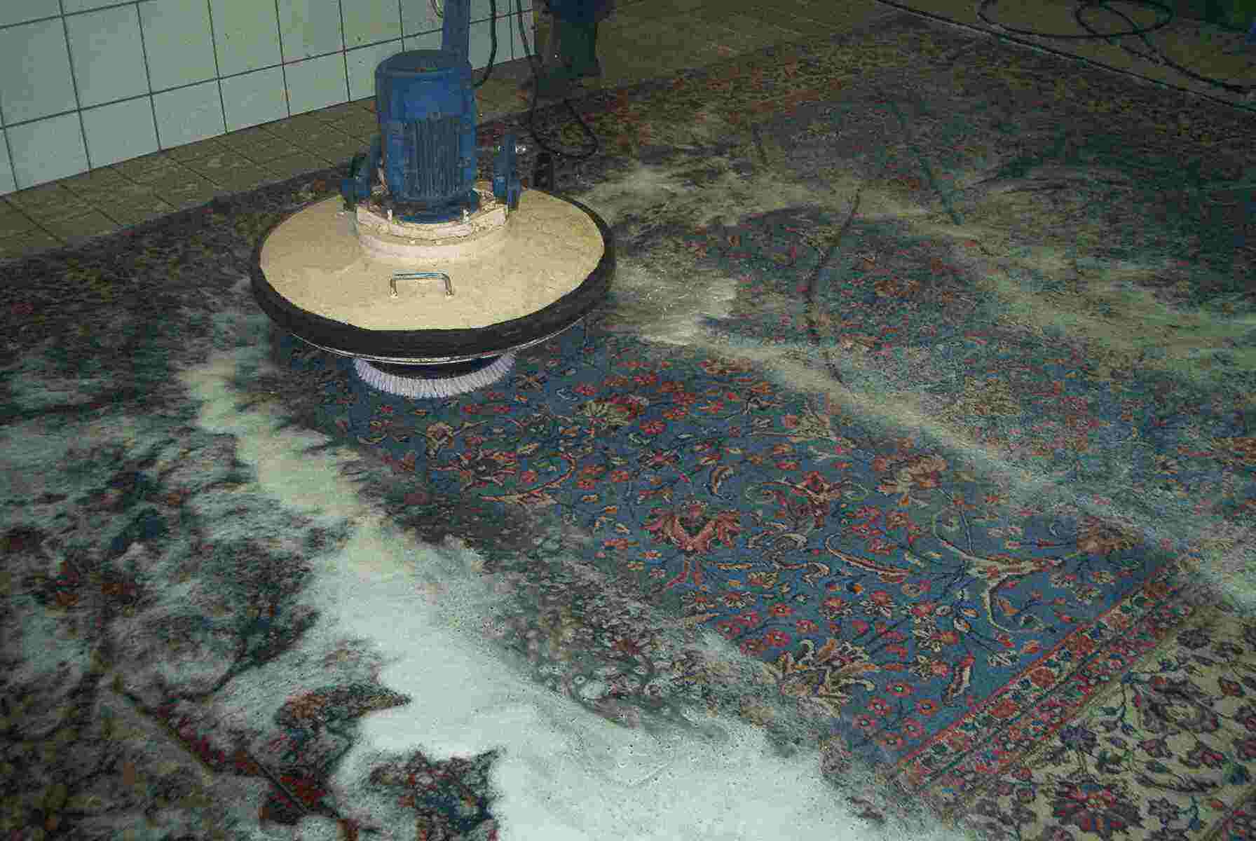 Teppichreinigung Schritt 4: Weiche Brsten